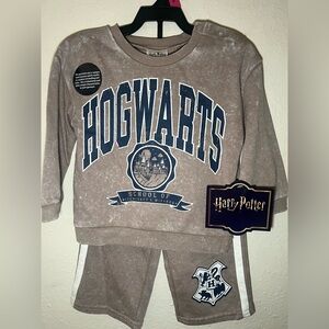 Harry Potter Kids' Hogwarts Taupe Matching Set